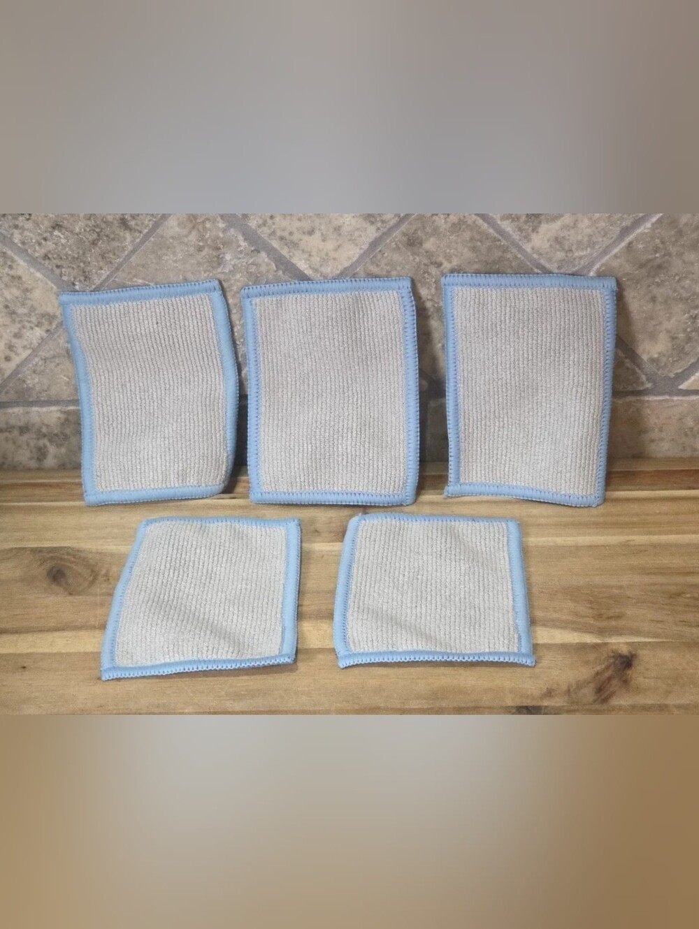 5 Norwex Sample 3" × 4" Cleaning Cloth EnviroCloth